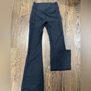 Halara Black High-Waist Boot Leg Leggings